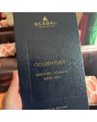 Business formal wear custom-made fabric: GOLDEN Gate 180-count 100% cashmere 280G