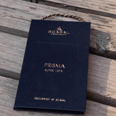 Business formal wear custom-made fabric: PRISMA 120-count 100% wool 250G